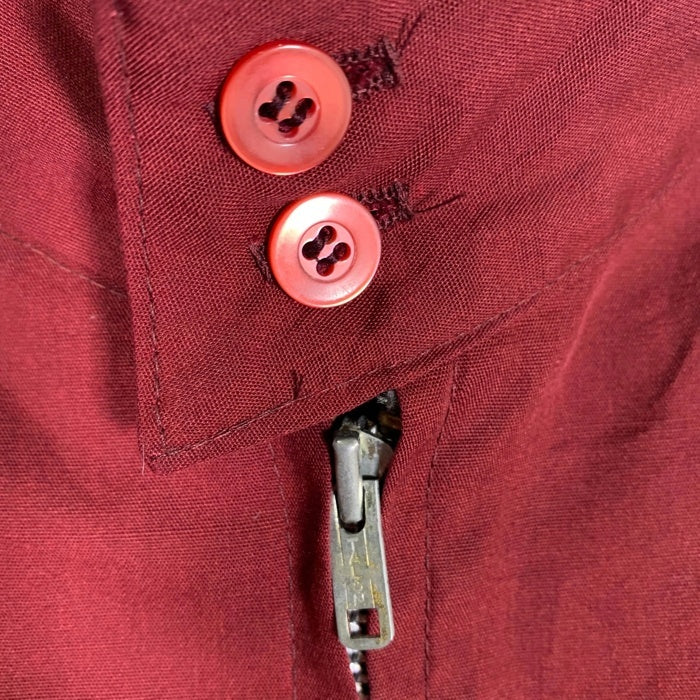 60-70's Sears Sports Wear シアーズ ドリズラージャケット スウィングトップ バーガンディー Size 42 福生店