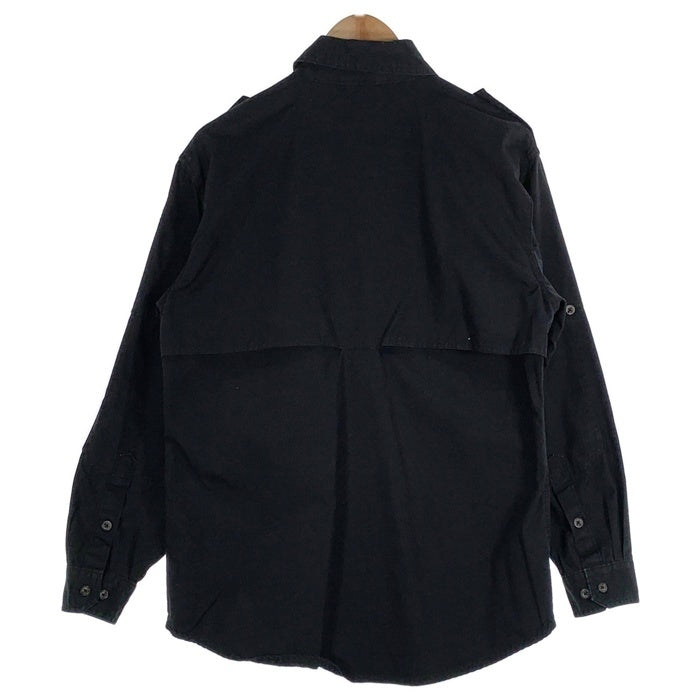 WOOLRICH ウールリッチ ELITE SERIES TACTICAL タクティカルシャツ ブラック 裏地メッシュ エポーレット Size M 福生店