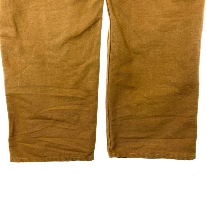 FREEWHEELERS フリーホイーラーズ GREAT LAKES WOODMAN BIB OVERALL ダック地 ビブ オーバーオール イエローブラウン Size 34-34 瑞穂店