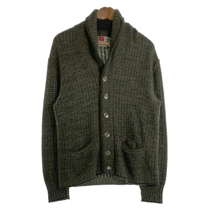 60's milwaukee knit  ミルウォーキーニット ラムズウール モヘア カーディガン グリーン WPL 10698 Size M相当 福生店