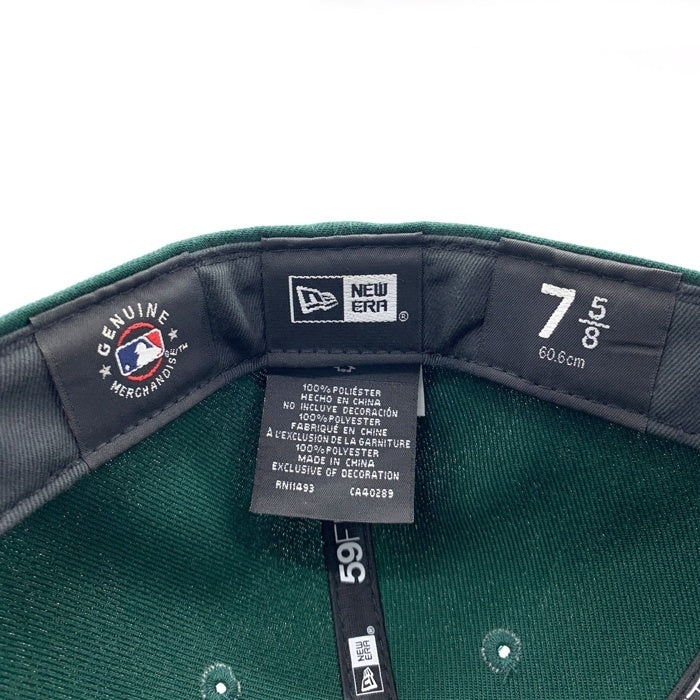 NEWERA ニューエラ Newyork Yankees ニューヨーク ヤンキース 59FIFT ベースボールキャップ グリーン Size 7 5/8 (60.6cm) 福生店