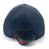 GUCCI グッチ インターロッキングG ロゴ刺繡 ベースボールキャップ ブラック Size M (58cm) 福生店