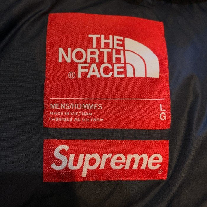 SUPREME シュプリーム 23SS THE NORTH FACE ノースフェイス PC Printed Nuptse Jacket プリント ヌプシジャケット ダウン レッド ND02300I Size L 福生店