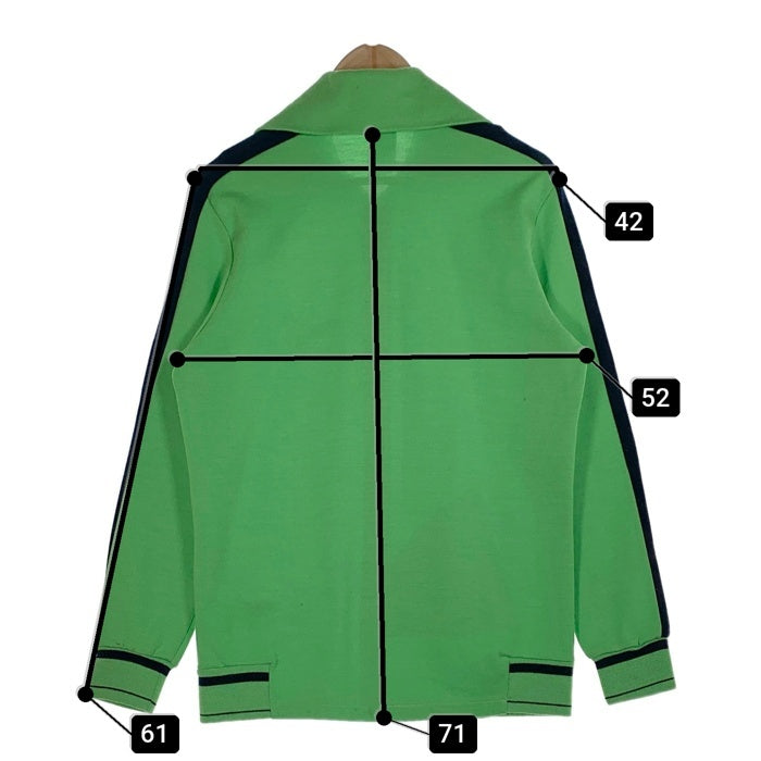 70’s PUMA プーマ トラックジャケット グリーン 目つき ポリアクリル 羊毛 Size 6 (M-L相当) 福生店