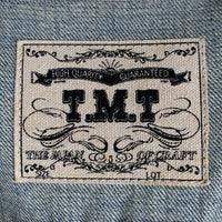 TMT ティーエムティー ダメージ/ウォッシュ加工 デニムピーコート ジャケット インディゴ TUK-F1206 Size L 福生店