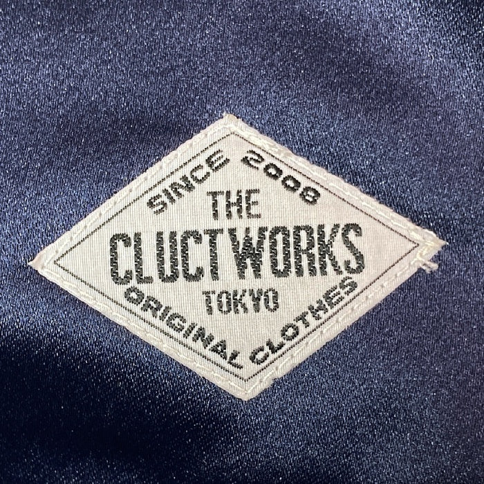 CLUCT WORKS クラクトワークス LINED SATIN COACH JACKET ネイビー sizeL 瑞穂店