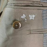 BURBERRYS バーバリーズ ウール シルク テーラードジャケット チェック グレー size165AB4 瑞穂店