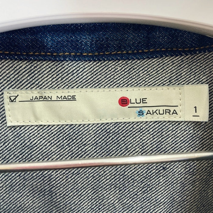 BLUE SAKURA ブルーサクラ 1st Gジャン デニムジャケット インディゴ size1 瑞穂店