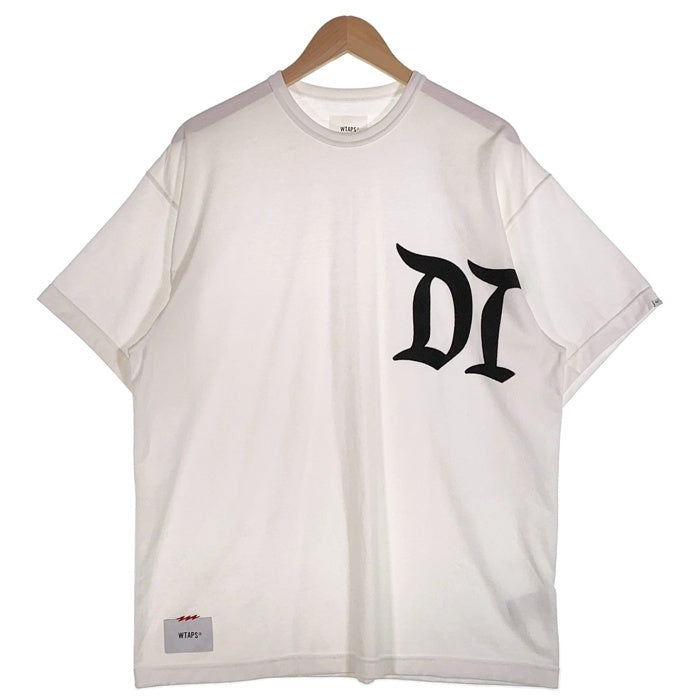 WTAPS ダブルタップス 23SS DTロゴ 半袖 Tシャツ ホワイト 231ATDT-CSM14 Size 03 福生店