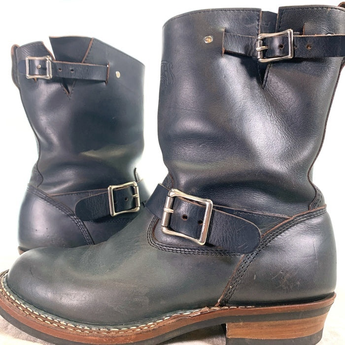 WHITE'S BOOTS ホワイツブーツ NOMAD ノマド エンジニアブーツ 10インチ丈 Vibram430 ダークネイビー 0118 Size 8 1/2 EE (26.5cm) 福生店