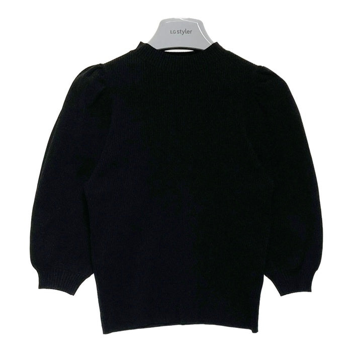 JUSGLITTY ジャスグリッティー ボリュームスリーブニット ブラック size2 瑞穂店