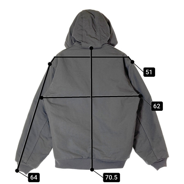 Carhartt カーハート J140 GVL USA製 アクティブジャケット 裏キルティング グラベルグレー sizeS 瑞穂店