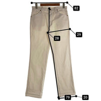 Wrangler ラングラー 936 Slim Fit スリムフィット カウボーイカット デニムパンツ ホワイト Size 32×32 福生店