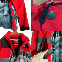 SUPREME シュプリーム 19AW THE NORTH FACE ノースフェイス Statue Of Liberty Mountain Jacket マウンテンジャケット レッド 自由の女神 NP619021 Size L 福生店