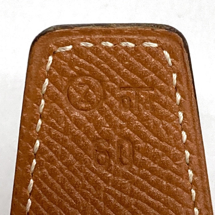 HERMES エルメス コンスタンス リバーシブル Hベルト ゴールド金具 ブラックxブラウン size60 瑞穂店