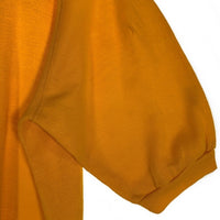 60's ラグランスリーブ ショートスリーブスウェットトレーナー イエロー 無地 半袖 Size L 相当 福生店