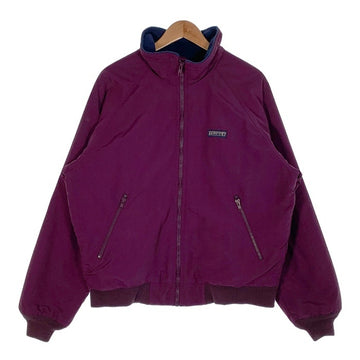 90's LANDS'END ランズエンド SQUALL JACKET スコールジャケット ナイロン パープル フリースライナー USA製 Size M 福生店