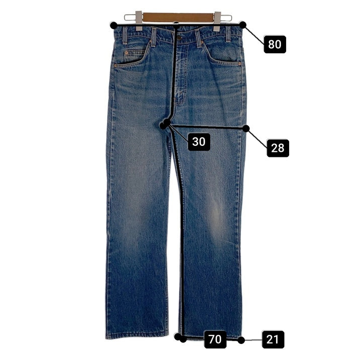 80's Levi's リーバイス 20517-0217 ブーツカット デニムパンツ インディゴ USA製 オレンジタブ Size 34×30 福生店