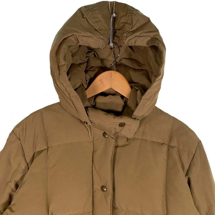 70's Eddie Bauer エディーバウアー KARAKORAM HOODED DOWN JACKET カラコラム ダウンジャケット ベージュ レディース Size L 相当 福生店