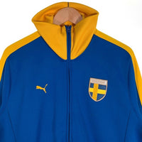 PUMA プーマ スウェーデン代表 ジップアップ トラックジャケット ブルー イエロー PM544289 Size L 福生店