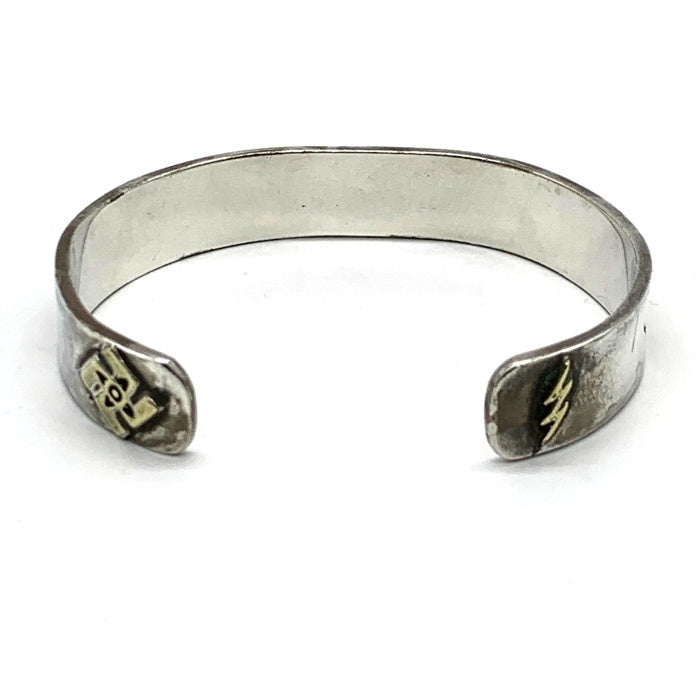 Dear Blossom ディアブロッサム 12mm K18 唐草 シルバーバングル SILVER 福生店