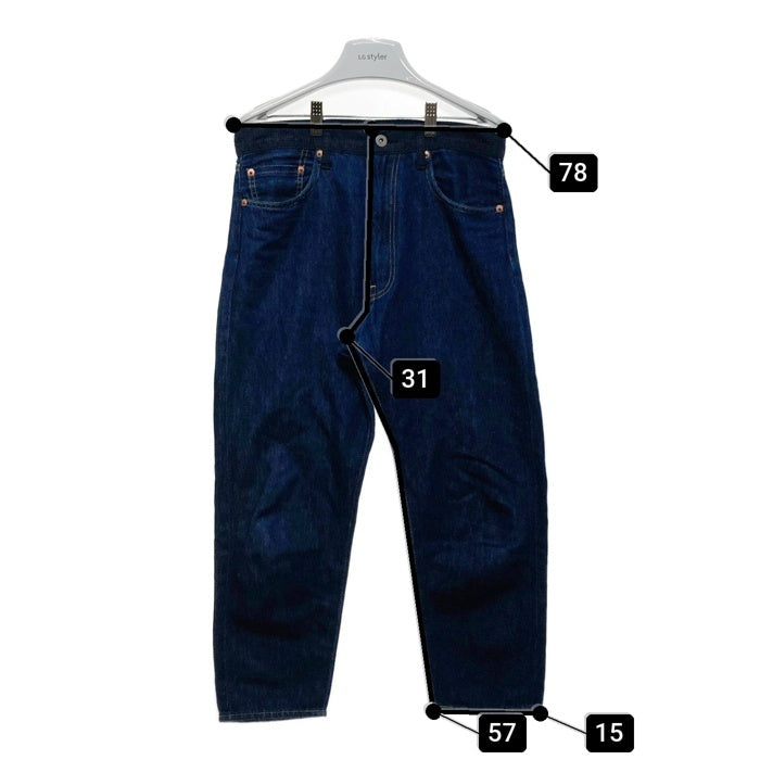 JUNYA WATANABE COMME des GARCONS MAN ジュンヤワタナベ コムデギャルソンマン コットン リネン セルビッジ テーパードデニムパンツ インディゴ WS-P047 AD2016 Size XS 瑞穂店
