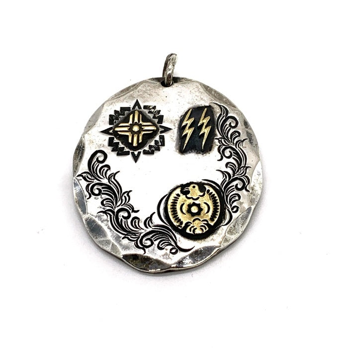 Dear Blossom ディアブロッサム K18 シルバー 特大メタル ペンダントトップ イーグル サンダー 福生店