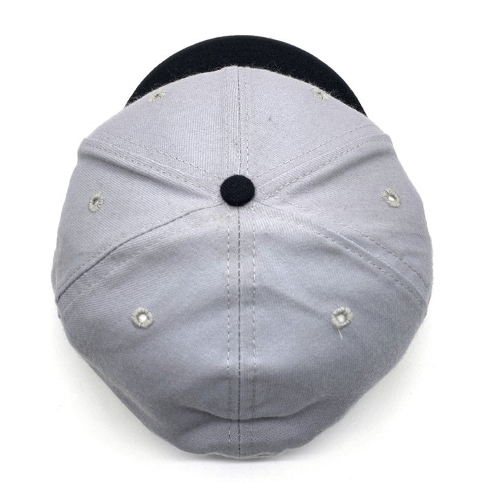 90's New Era ニューエラ MLB ニューヨーク・ヤンキース 59FIFTY ベースボールキャップ グレー ブラック ウール USA製 Size 7 1/2 (59.6cm) 福生店