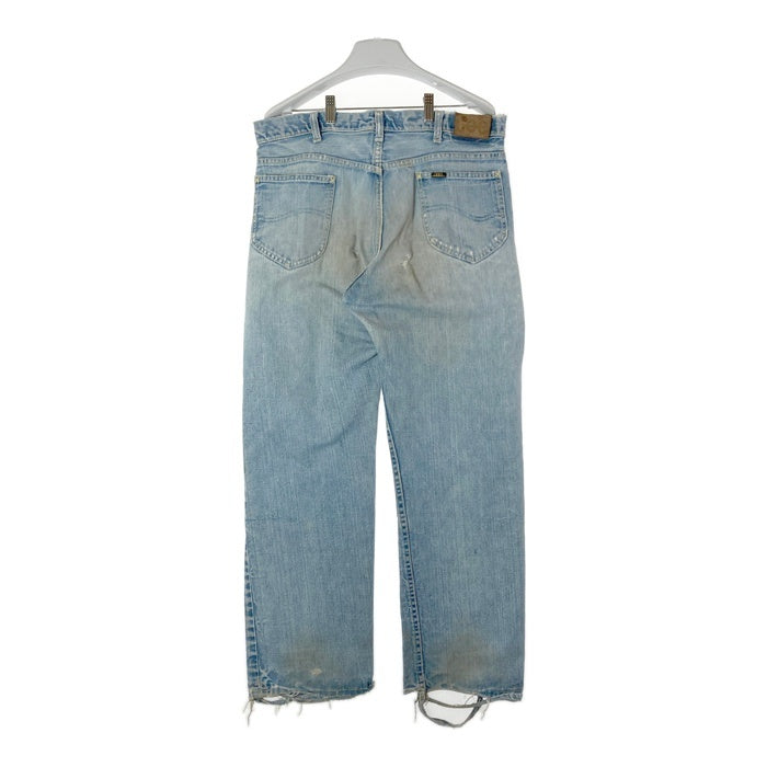 Lee リー 200 70's サイド黒タグ ポケット大文字タグ TALONセミオート デニムパンツ ライトインディゴ size34 瑞穂店