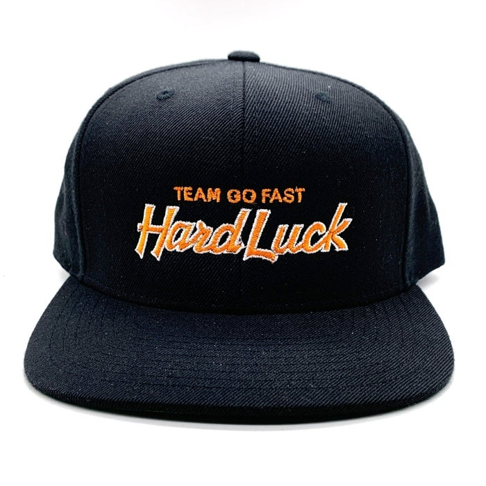 HARD LUCK ハードラック Proscript Enbroidered Snapback Cap スナックバックキャップ ブラック 福生店