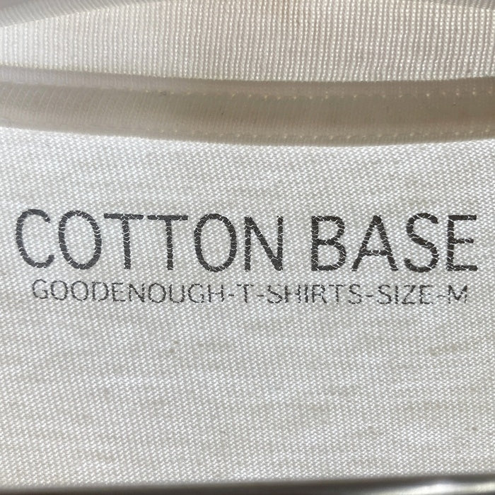 GOODENOUGH グッドイナフ COTTON BASE ロゴプリント Tシャツ ホワイト sizeM 瑞穂店
