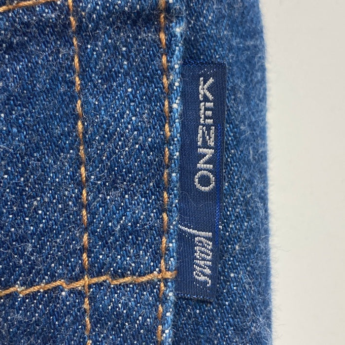 KENZO JEANS ケンゾージーンズ 北斎タグ ボタンフライ テーパード デニムパンツ インディゴ size85cm 瑞穂店