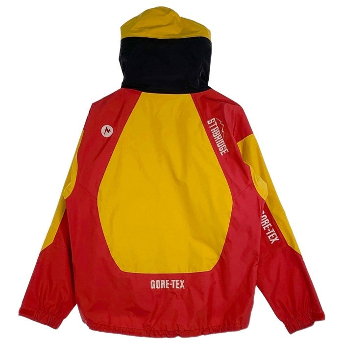 Marmot マーモット STABRIDGE スタブリッジ the Apartment アパートメント GTX 3L ALPINIST JACKET マウンテンパーカー ジャケット イエロー レッド TOMUJK84AM GORE-TEX ゴアテックス Size S 福生店