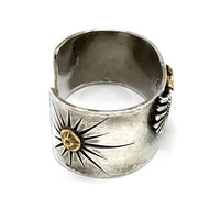 ARIZONA FREEDOM アリゾナフリーダム 頭金イーグル 30mm K18 シルバーバングル サンダーバード 太陽神 日本製 福生店