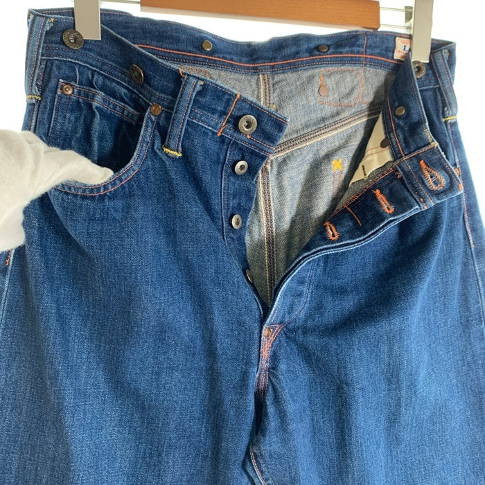 Lee リー REAL VINTAGE COWBOY カウボーイ 1930年モデル ボタンフライ シンチバック ドーナツボタン 赤耳 セルビッチ デニムパンツ インディゴ 14101 Size 30 福生店