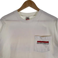 90's Marlboro マルボロ PIPESTONE PASS ポケットTシャツ ホワイト FRUIT OF THE LOOM Size XL 福生店