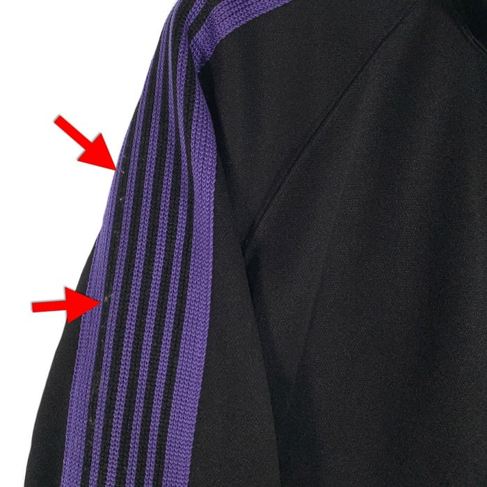 Needles ニードルズ TRACK JACKET Poly Smooth トラックジャケット ポリスムース ブラック パープル EJ330 Size M 福生店