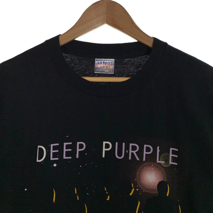 00's DEEP PURPLE ディープパープル Live in Concert プリントTシャツ ブラック All Sports Size M 福生店