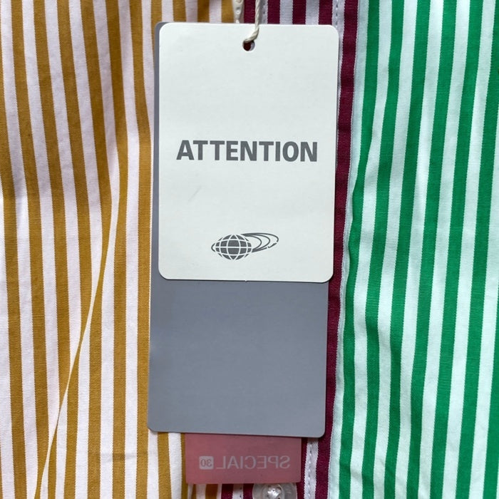 BEAMS BOY ビームスボーイ 13-11-0109-163 ストライプ クレイジーパターン 長袖シャツ マルチカラー sizeFREE 瑞穂店