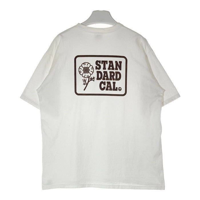 STANDARD CALIFORNIA スタンダードカリフォルニア ヘビーウェイト ポピーロゴ Tシャツ ホワイト sizeXL 瑞穂店