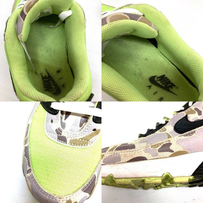 NIKE ナイキ CW4039-300 AIR MAX 90 SP エアマックス 90 ダックカモ スニーカー 蛍光グリーン size27.5cm 瑞穂店