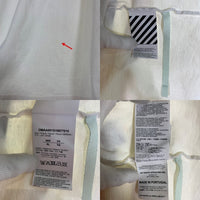 OFF-WHITE オフホワイト 19AW UNDERCOVER アンダーカバー Skeleton Dart S/S T-Shirt スケルトン プリントTシャツ ホワイト OMAA061G19877010 Size XL 福生店