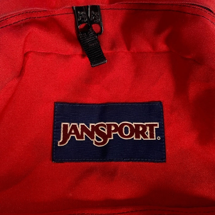 90's-00's JANSPORT ジャンスポーツ リュックサック デイパック ボトムレザー レッド 福生店