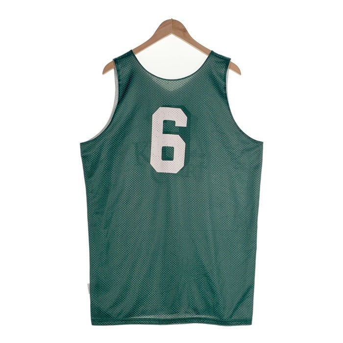 SAXON KING of the COURT バスケットボール バスケ タンクトップ ホワイト グリーン カナダ製 Size XL 福生店