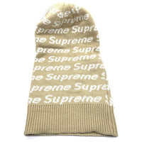 SUPREME シュプリーム 23AW New Era Repeat Balaclava ニューエラ リピート バラクラバ ニット 目出し帽 ベージュ 福生店