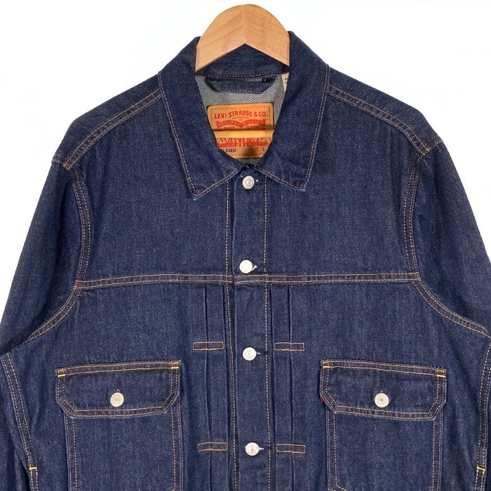 Levi's リーバイス RELAXED デニムトラッカージャケット インディゴ 2nd A7632-0000 Size L 福生店