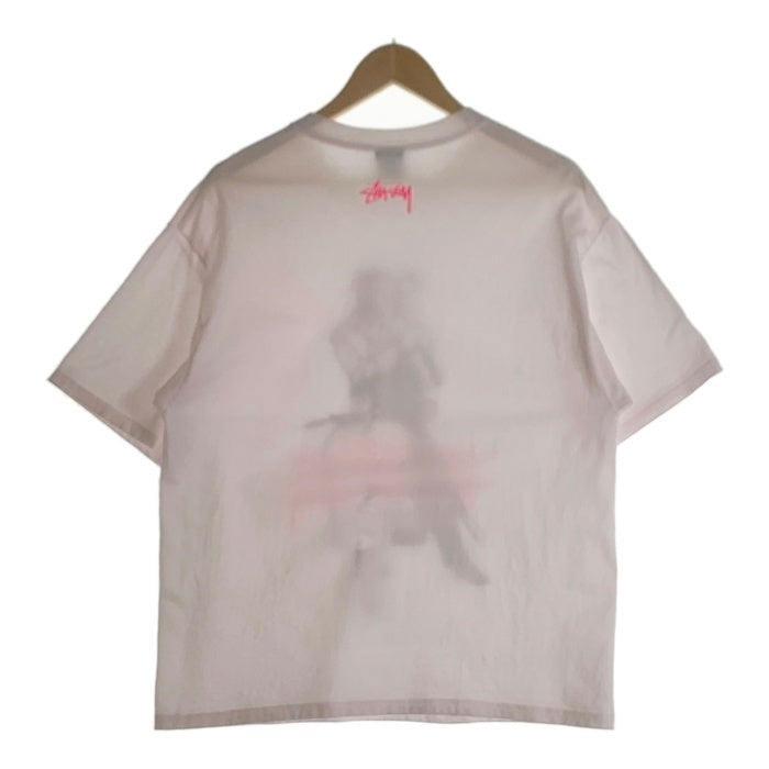 STUSSY ステューシー ローマの休日 半袖 Tシャツ ホワイト Size L 福生店