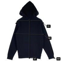68&BROTHERS シックスティエイトアンドブラザーズ 10oz Hoodie 'NYC&Co.' プルオーバー フーディー パーカー ブラック 7045 Size S 福生店