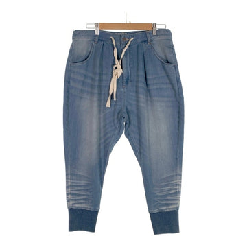 glamb グラム Dion cropped knit denim ディオンクロップドニットデニムパンツ ライトインディゴ GB0118/P14 Size 3 福生店