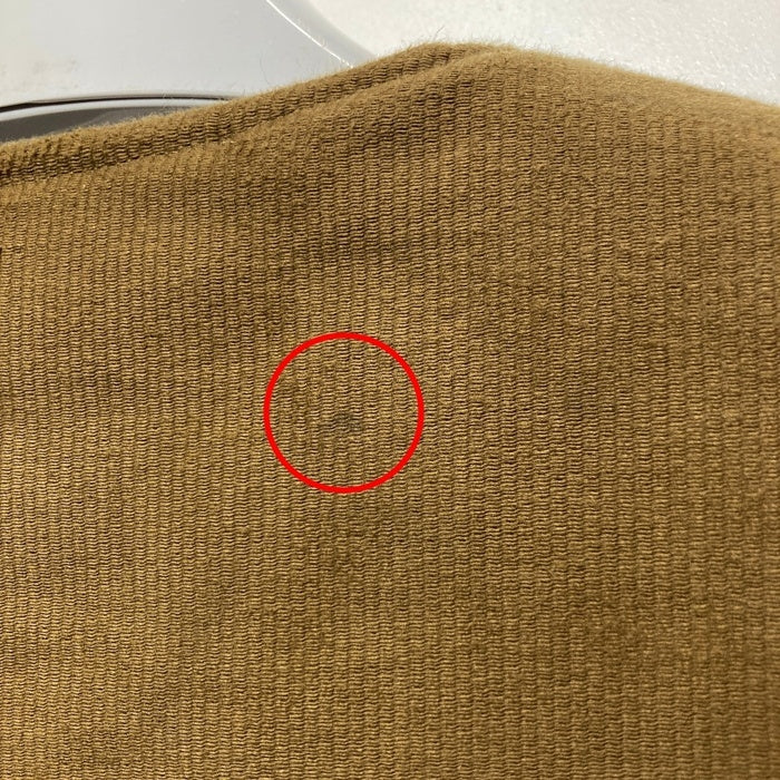 OLD CROW オールドクロウ ジャングルクロス デッキベスト ジップアップ カーキ ステンシル サンプル品 Size M 相当 瑞穂店